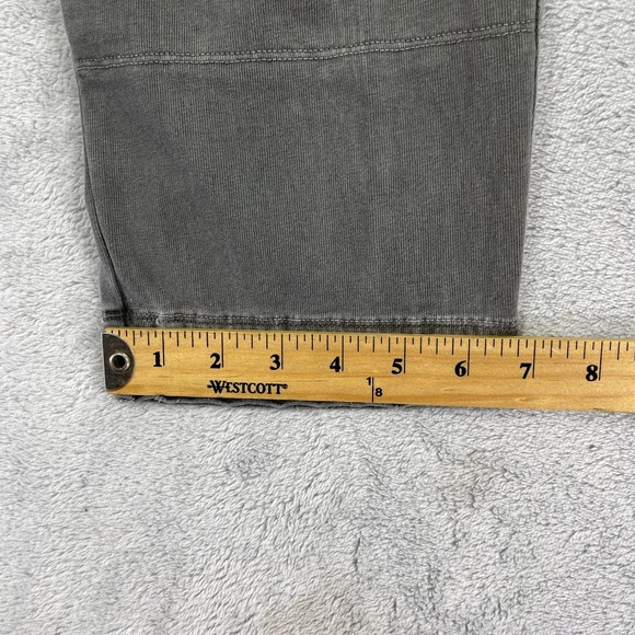 Standard James Perse Cropped Pants Womens 2 Green Drawstring Tapered Leg - Picture 10 of 11